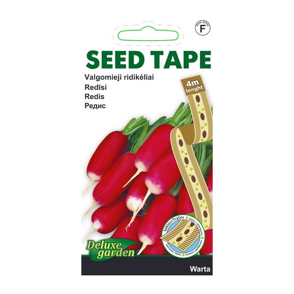 RADISH SEED TAPE WITH FERTILIZER