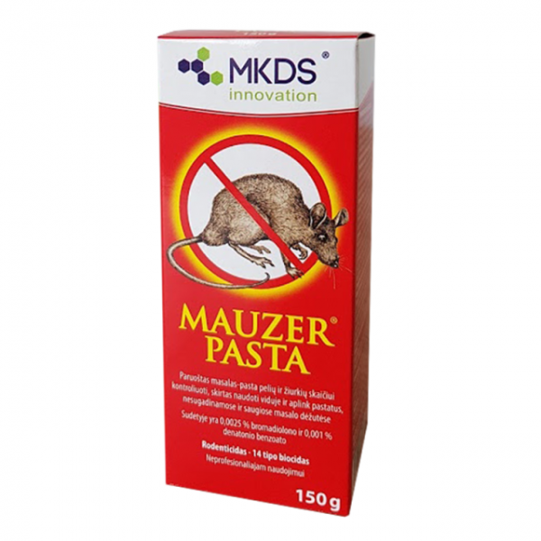 MAUZER PASTA GRAUŽIKAMS RATICIDAS 150 G