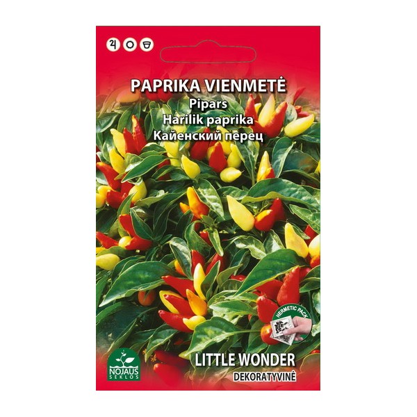 DEKORATYVINĖ PAPRIKA LITTLE WONDER