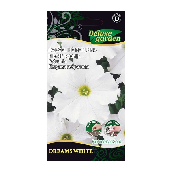 DARŽELINĖ PETUNIJA DREAMS WHITE