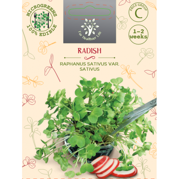 Microgreens Radish Flamboyant 10g