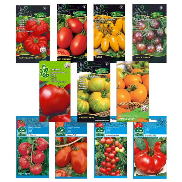 Tomato seed set, 10 packs