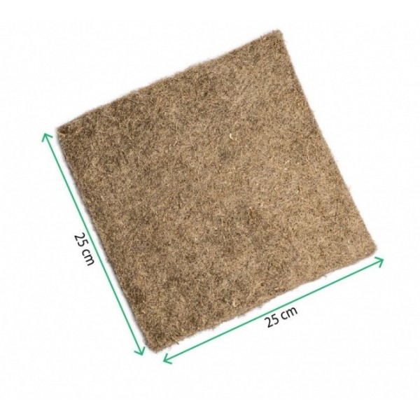 Evergreen Mat 100% flax fiber mat for growing microgreens, 25 cm x 25 cm x 4 pcs.