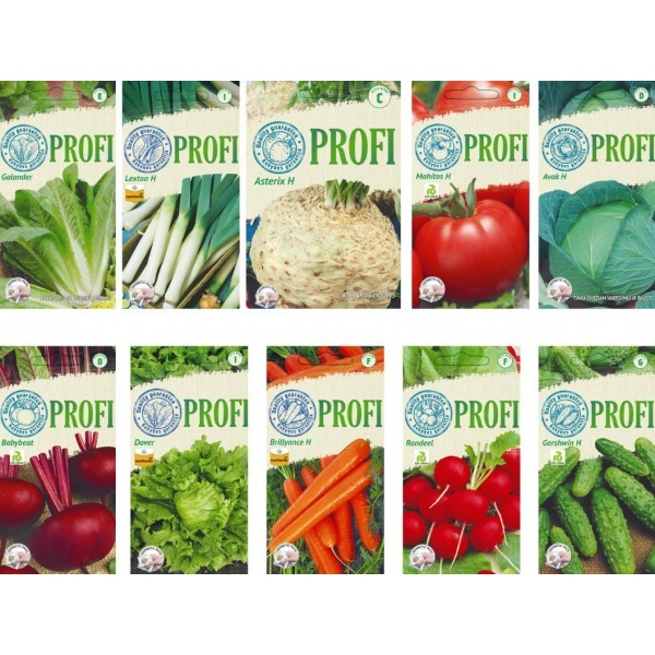 10 VARIETIES OF HIGH-YIELDING VEGETABLE SEEDS PROFI